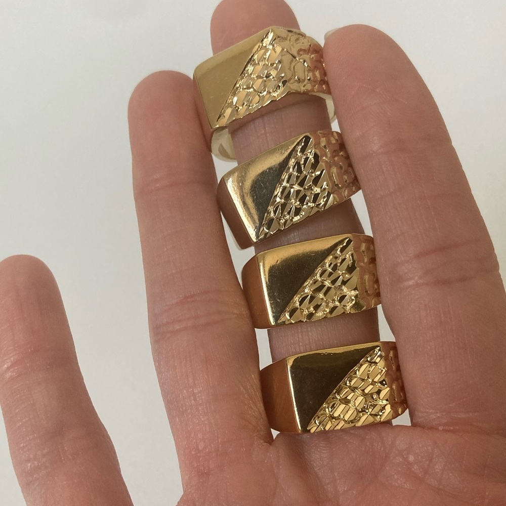 Vanessa Mooney Gold Stackable Bold Statement Laye… - image 2